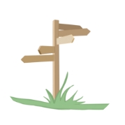 sign post illustration